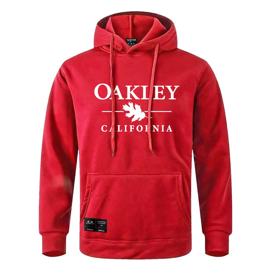 Blusa de Frio Moletom Canguru com Capuz Unisex Varias Cores Adulto Oakley California